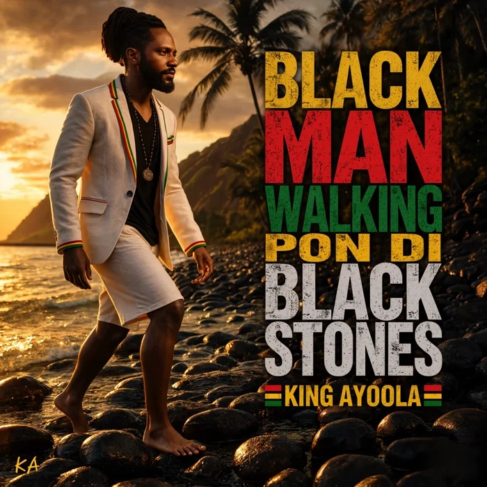 Black Man Walking Pon Di Black Stones cover art